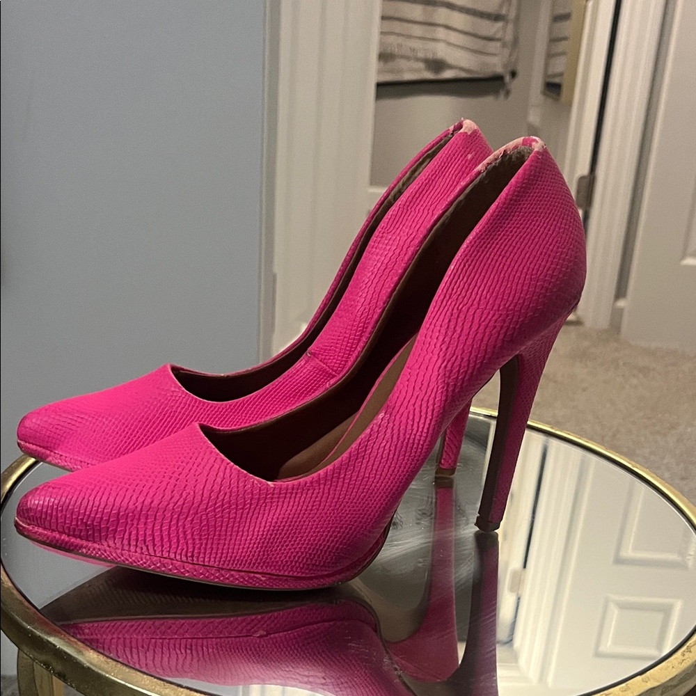 Elegant Pink High Heels